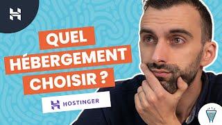 Hostinger : quel hébergement choisir ? Hébergement WordPress ou hébergement web simple ?