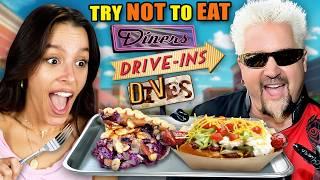 Try Not To Eat - Diners, Drive-Ins & Dives #2 (Atomic Fireballs, Pingala Crunchwrap, Homewrecker)