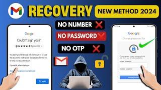 How to Recover Gmail Account without Recovery Email and Password 2024 || Gmail Account Recovery