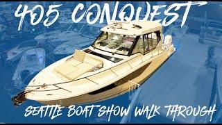 Boston Whaler 405 Conquest with TRIPLE 600 Horsepower Mercury's!