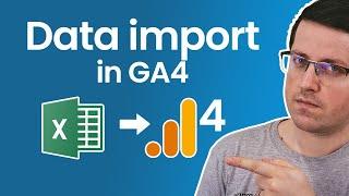 Google Analytics 4 data import || Import ad cost data to GA4