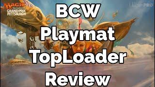 MTG - BCW Playmat Toploader Review