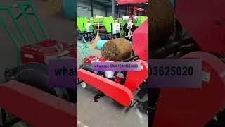 Automatic Fresh Straw Silage Packing Machine Mini Round Silage Baler And Wrapper