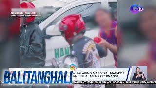 Delivery rider na nabasa sa Wattah! Wattah! Festival sa San Juan, nagsampa... | Balitanghali