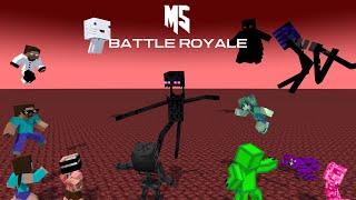 (13+) Minecraft MS Monsters BATTLE ROYALE | Minecraft Animation