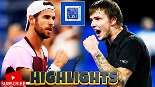 Karen Khachanov vs Bublik Alexander Highlights | North Palmyra Trophies 2024