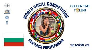 GOLDEN TIME TALENT | 69 Season | Anastasia Popstefanova | Pop vocals