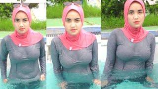 HIJAB STYLE HIJABERS CANTIK BAJU MODIS BERENANG TERBARU 2023