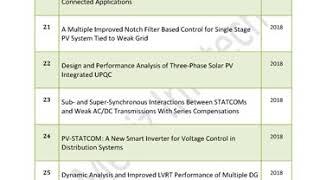 Power System IEEE Project Titles 2018 -2019