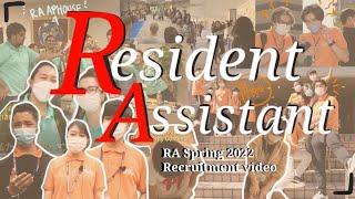 2022 Spring RA Recruitment Video