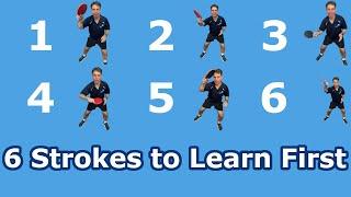 6 Important Strokes to Learn in Table Tennis