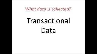 Transactional Data (Edexcel GCSE ICT Revision)