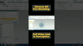 Gear design in Nx #techdesign #tutorial #nxcad #3dmodelingsoftware #unigraphics #design #siemensnx