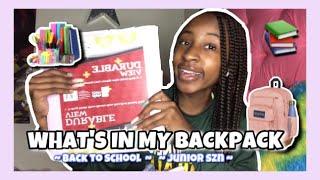 What’s In My Backpack | *Junior Edition*