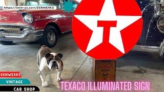 33" Texaco Illuminated Sign - Denwerks - Bring a Trailer