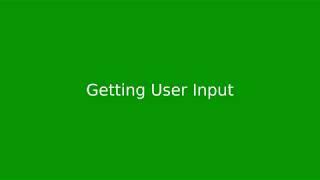 Chapter 2: Getting User Input in Java