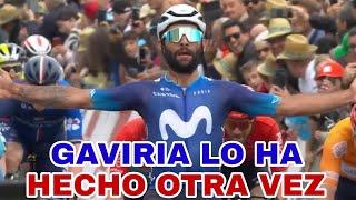 Fernando Gaviria es el ganador de la etapa final del Tour de Romandía 2023