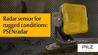 Radar sensor for rugged conditions: PSENradar | Pilz