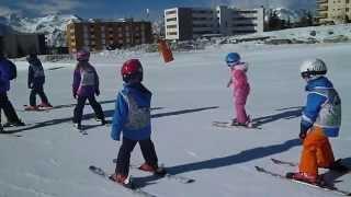 Easyski Ecole de ski Alpe d'Huez station internationale Cours ski enfants - Easyski ski school 14-15