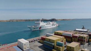 China's navy hospital ship arrives in Madagascar for medical mission