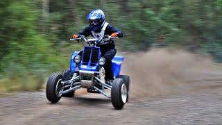 YAMAHA BANSHEE 350 FULL THROTTLE TRAIL RIDING!! The 2 Stroke KING! **Headphones Recommended