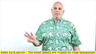 7 Traits of top salespeople  - They pay attention to small details (2 of 7) Scott Sylvan Bell