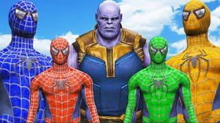 THANOS VS TEAM SPIDER-MAN - EPIC BATTLE