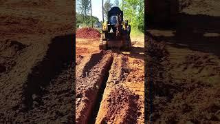 Trench Digging To Lay New Pipes! #heavyequipment #heavyequipmentlife #trench #trenchdigger