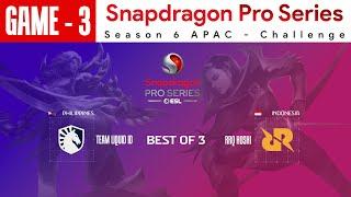 [Game - 3] Team Liquid PH vs RRQ Hoshi | Snapdragon Pro Series