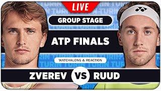 ZVEREV vs RUUD • ATP Finals 2024 • LIVE Tennis Watchalong Stream