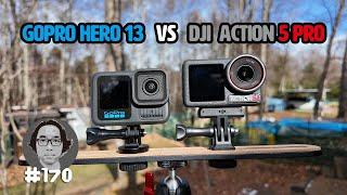 Vlog 170　撮り比べ！DJI Osmo Action 5 Pro VS GoPro Hero 13！