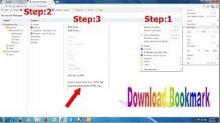 How to Download Your Bookmark on Google Chrome in PC Winodws 7,8 1,10