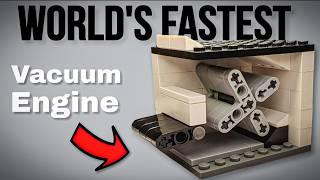 12,000 RPM Fastest Lego Vacuum Engine | World record!!!