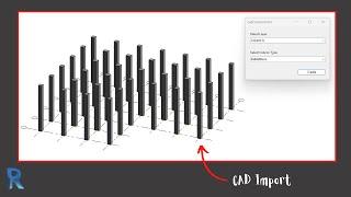 Create Columns in Revit using CAD Import [Revit API]