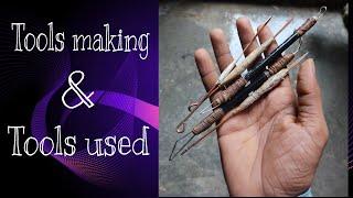 How to make tools | toos making at home | easy process tools making | how to make murti making tools