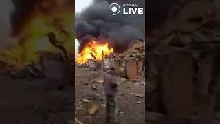 Наслідки обстрілу Дніпра
