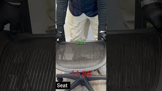 How To Replace The Herman Miller Aeron Seat Quickly? #shorts