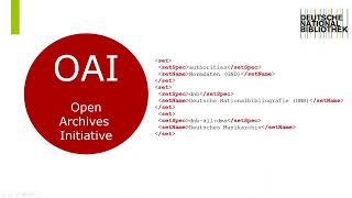 Arbeiten mit dem DNBLab: Was ist OAI?