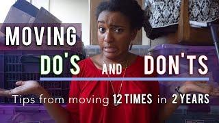 Moving Tips: Do's and Don'ts from a 12-Time Moving Expert | Ahsante the Artist