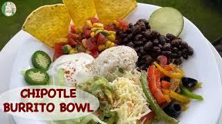 Burrito bowl when you Watch Super Bowl - Burrito bowl recipe Chipotle Style Vegetarian Burrito