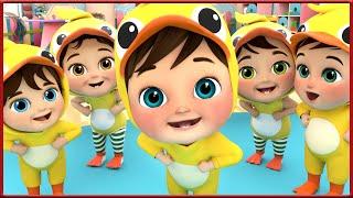 Six Little Ducks |  Banana Cartoon 3D Nursery Rhymes Baby & Kids Songs 