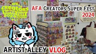 Artist Alley Vlog  AFACSF24 (Anime Festival Asia: Creators Super Fest 2024)