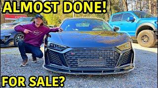 Rebuilding A Wrecked 2020 TWIN TURBO Audi R8 Part 16!!!