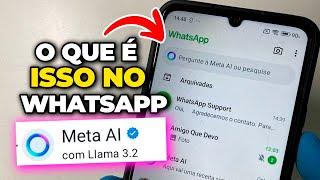 Apareceu isso no Seu Whatsapp? Tem como Desativar o Meta Ai - Inteligência artificial?