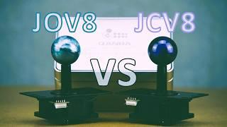 JCV8 VS JOV8S Qanba Gravity Silent Joystick Lever