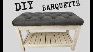 БАНКЕТКА своими руками / DIY banquette /