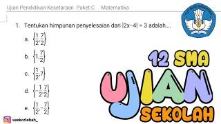 UJIAN SEKOLAH PAKET C SMA‼️ASLI 100%