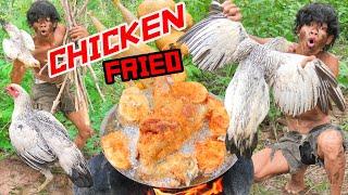 Fried Chicken Recipe By Kmeng Prey / Wilderness Cooking