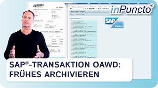 Archivieren durch SAP Transaktion OAWD