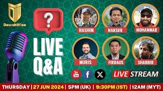 Live Q&A - Engage, Challenge, Clarify | Firdaus, Shabbir, Hashim, Mansur, Mohammad, Muris